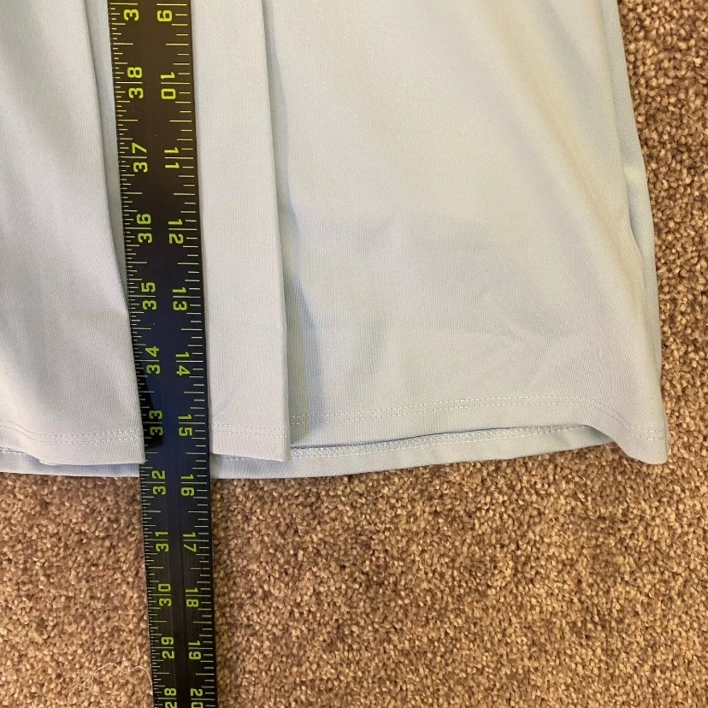 Tommy Bahama Womens Pull On Side Pleated Light Blue Active Skort Size M - NWT - Picture 11 of 14